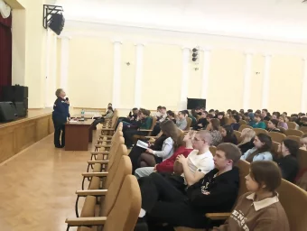 ​Лекция по вопросам пожарной безопасности студентам Курского монтажного техникума