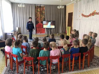 ​Малышам детского сада № 78 рассказали о пожарной безопасности