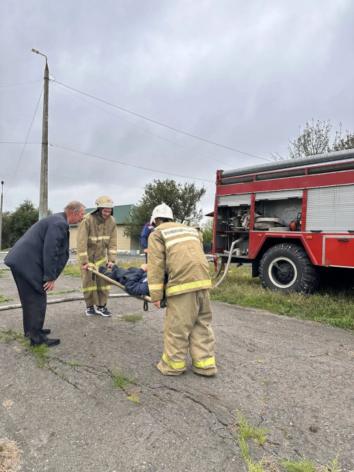 ​&laquo;Юные огнеборцы&raquo;: в Ванинской школе Октябрьского района прошел урок безопасности