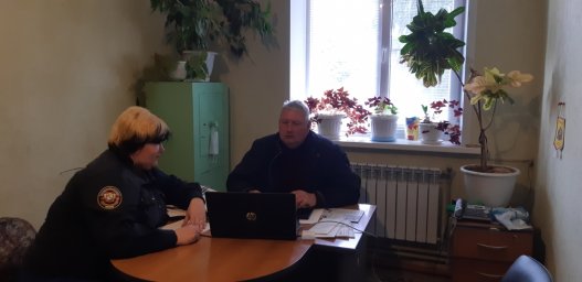 Инструктаж с работниками Студенокского и Дуровского сельсоветов  Рыльского района