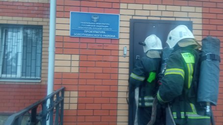 ​Проведение пожарно-тактических занятий в поселке Золотухино