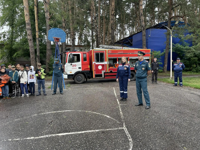 ​В ДОЛ "Орленок" и им. "У.Громовой" прошли комплексные занятия по безопасности