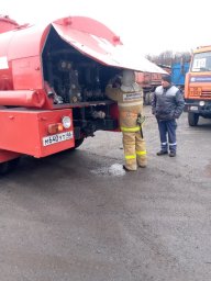 ​Беловские огнеборцы проверяют готовность ДПК
