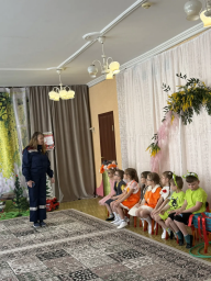 ​Мероприятие "Детство было без пожаров" в  детском саду №78 г. Курска