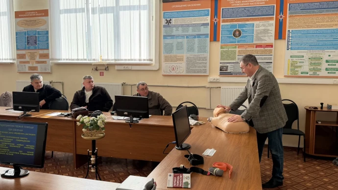 ​Обучение слушателей УМЦ оказанию первой помощи пострадавшим при ЧС