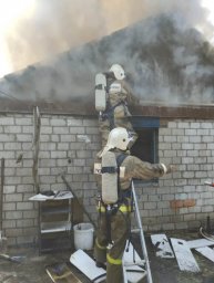 Пожарные Солнцевского района на выезде