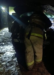 ​Горение в автомобиле ликвидировано пожарными Поныровского района