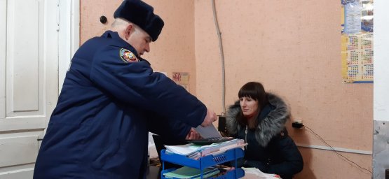 Инструктаж в Кореневском районе