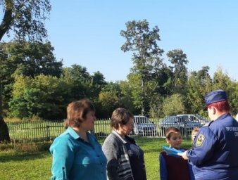​Проверка жилого сектора в с. Большегнеушево Рыльского района