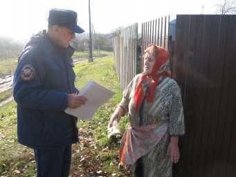 Профилактический рейд в с.Малые Крюки Обоянского района Профилактический рейд в с.Малые Крюки Обоянского района