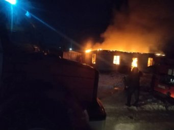 ​Пожар в д. Губановка Медвенского района потушен