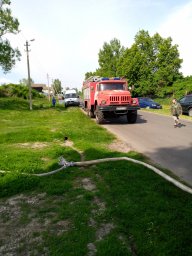 ​Хомутовские пожарные спасли мужчину