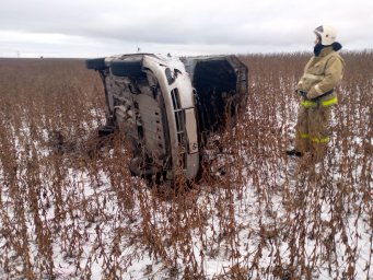 ​Огнеборцы ПЧ Октябрьского района на выезде на два ДТП