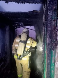 Пожар на ул. Белобородова ликвидирован Медвенскими огнеборцами Пожар на ул. Белобородова ликвидирован Медвенскими огнеборцами