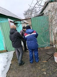 ​Совместный рейд в Катыринском сельсовете Октябрьского района