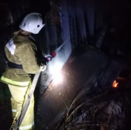 ​В Конышевском районе пожарный извещатель предотвратил гибель человека
