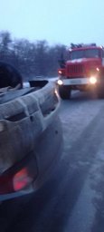 ​Огнеборцы ПЧ Фатежского района на ДТП