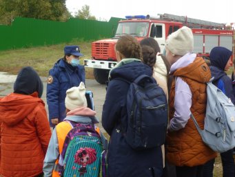 ​Беседа по пожарной безопасности с учениками МОКУ &laquo; Нижнереутчанской СОШ&raquo;