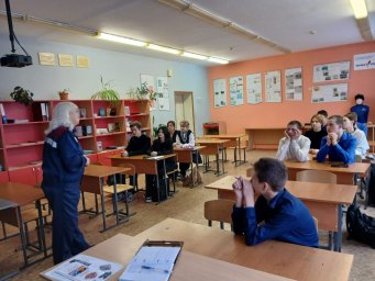 ​Занятие по пожарной безопасности в МБОУ &laquo;Бесединская СОШ&raquo;