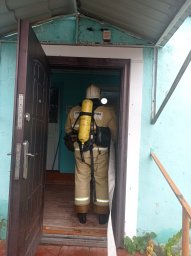 Черемисиновские огнеборцы на учениях в больнице Черемисиновские огнеборцы на учениях в больнице