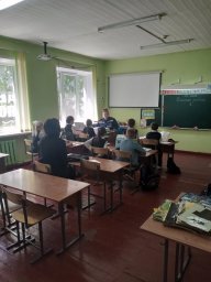 В Рыльском районе урок по безопасности в летний период.