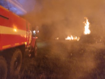 ​Возгорание мусора на улице Дзержинского Черемисиновского района ликвидировано