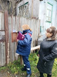 ​Огнеборцы Октябрьского района вышли в рейд