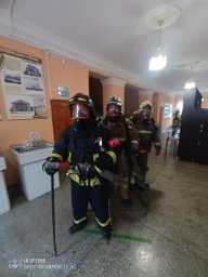 ​Обоянские огнеборцы на пожарно-тактических учениях