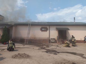 Огнеборцы ПЧ-20  ликвидировали пожар в бане