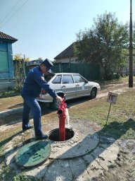 ​В Глушковском районе начали осеннюю проверку противопожарного водоснабжения