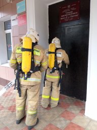 ​Пристенские огнеборцы провели ПТЗ