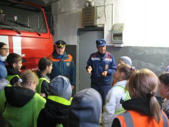 Встреча детей с огнеборцами Обоянского района Встреча детей с огнеборцами Обоянского района