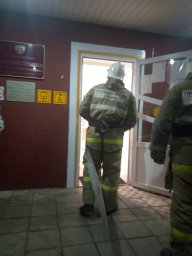 ​Ночные пожарно-тактические занятия в Золотухинском районе