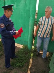 Огнеборцы Октябрьской ПЧ вышли в рейд и в школу Огнеборцы Октябрьской ПЧ вышли в рейд и в школу