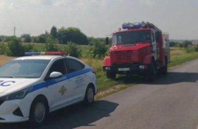 Огнеборцы ПЧ Золотухинского и Тимского районов на выезде на ДТП Огнеборцы ПЧ Золотухинского и Тимского районов на выезде на ДТП