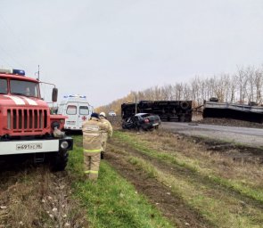 ​Огнеборцы ПЧ Касторенского района на ДТП