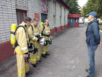 В учебном пункте Противопожарной службы продолжаются занятия