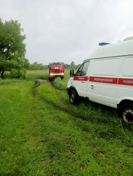 Оказание помощи огнеборцами Солнцевского района