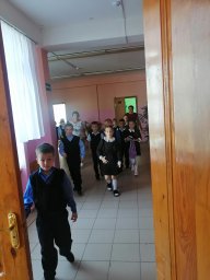 Тренировочная эвакуация в Шумаковской СОШ Тренировочная эвакуация в Шумаковской СОШ