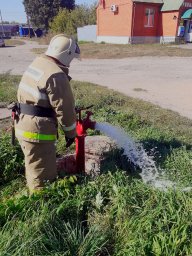 ​Осенняя проверка противопожарного водоснабжения в Солнцевском районе
