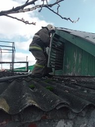 ​Пожар успешно ликвидирован Обоянскими пожарными
