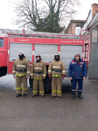 ​Сдача квартальных зачетов по пожарно-спасательной подготовке в Рыльском районе