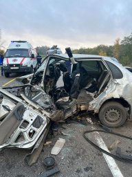 ​Огнеборцы ПЧ Курского района на ликвидации последствий ДТП
