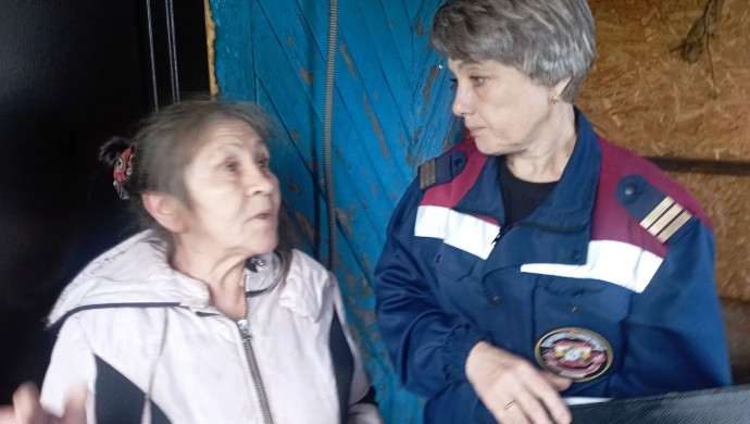 ​Совместный рейд по печному отоплению в Касторенском районе
