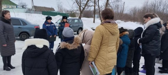 ​Тренировка по эвакуации в Введенской школе Тимского района