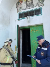 ​Огнеборцы ПЧ Железногорского района проводят ПТЗ в преддверие Пасхи