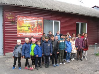 ​Экскурсия в пожарной части Обоянского района