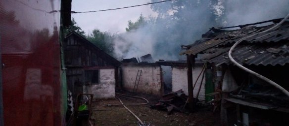 ​Пожар в Нижнереутчанском сельсовете Медвенского района