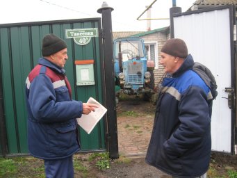 ​Рейд по пожарной безопасности в с.Гридасово: защищаем дома от огня
