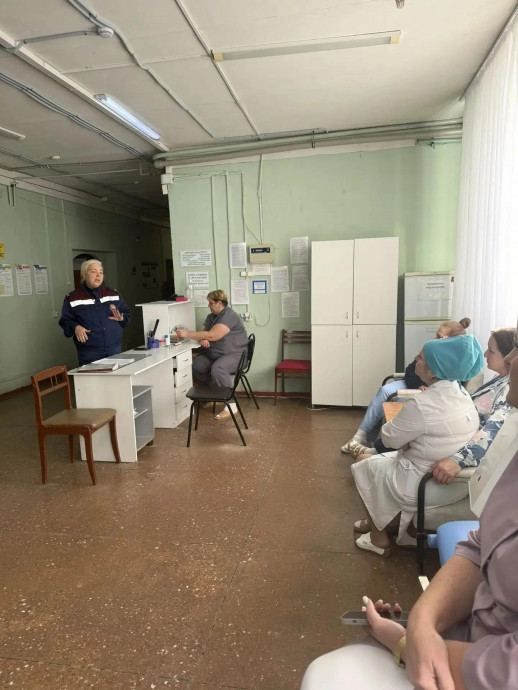 Совместный инструктаж безопасности в Курской ЦРБ